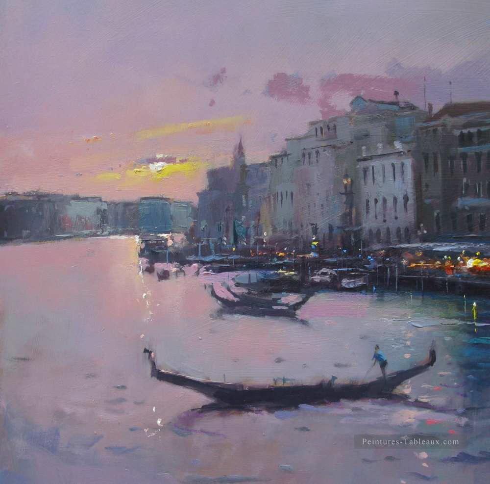 le grand Canal de Venise abstrait paysage Peintures à l'huile